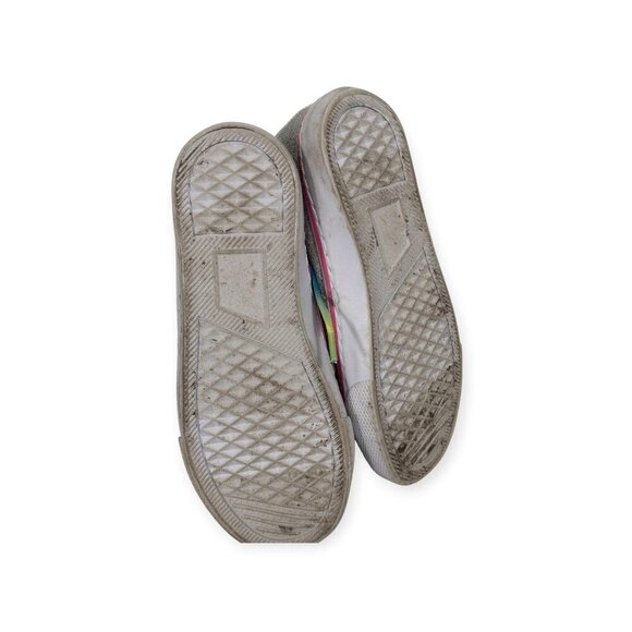 Jojo Siwa Glitter High-Top Sneakers With Rainbow Decor & Pink Bow Kids Size 1 - Picture 8 of 8